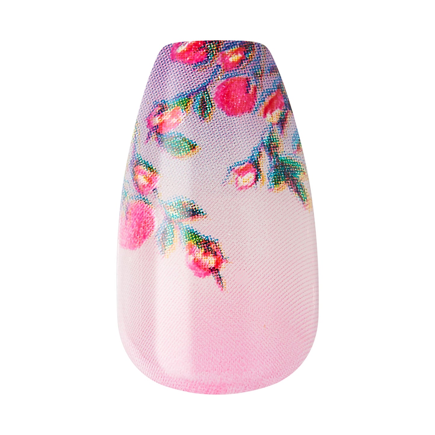 KISS LoveShackFancy x imPRESS Press-On Manicure Limited Edition, Style "Lilac Crush" Medium Coffin Purple Press-On Nails, Includes Prep Pad, Mini Nail Beauty & Personal Care imPRESS