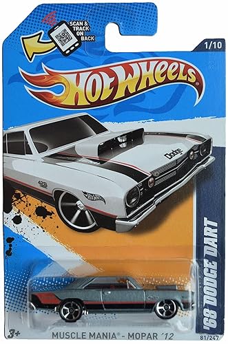 Hot Wheels '68 Dodge Dart, Muscle Mania '12 1/10 [Gray] 81/247