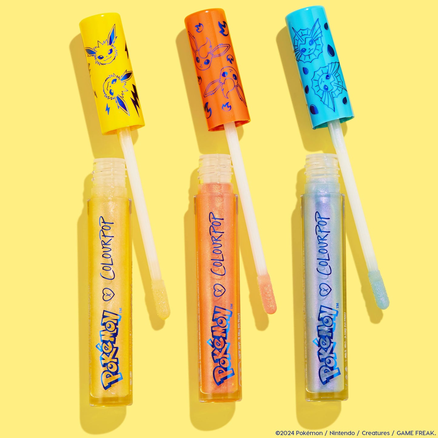 ColourPop Pokémon x ColourPop Evolution Ultra Glossy Lip Trio