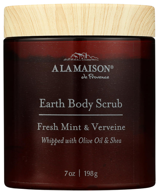 A LA MAISON Earth Body Scrub Amber Collection Natural Pumice Scrub with Shea Butter & Olive Oil - Gently Exfoliates & Softens Skin - French Formula Beauty & Personal Care A LA MAISON