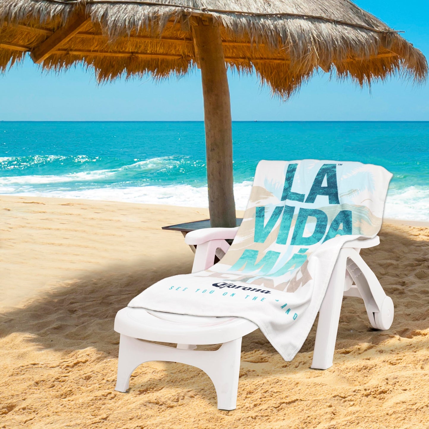 Northwest Corona Beach Towel, 30" x 60", Vida Palm