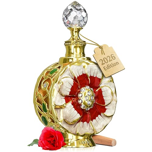 Swiss Arabian Layali Rubis - Arabian Perfume Oil Fragrance with Rose, Pear and Orange Flower - Luxury Products From Dubai - Long Lasting & Addictive Beauty & Personal Care Swiss Arabian