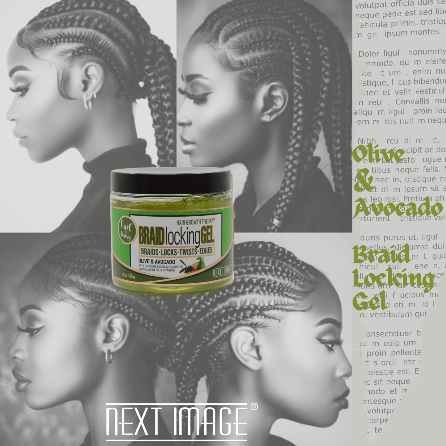 NEXT IMAGE - Braid Locking Gel [Olive & Avocado]