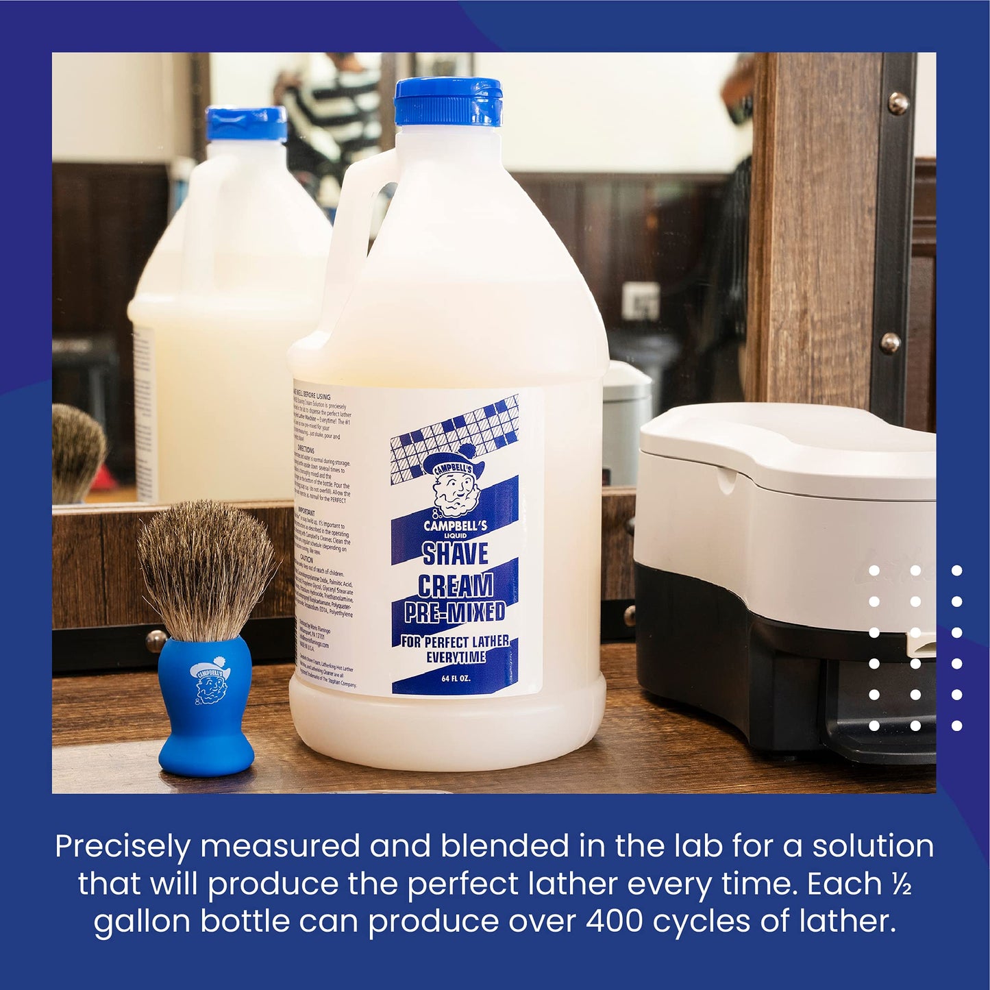 Campbell's Pre-Mixed Shave Cream 64oz