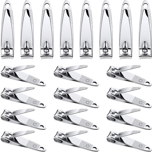 20 Pieces Stainless Steel Nail Clippers Set Fingernail and Toenail Clipper Portable Sturdy Nail Clippers for Men and Women Beauty & Personal Care Mudder