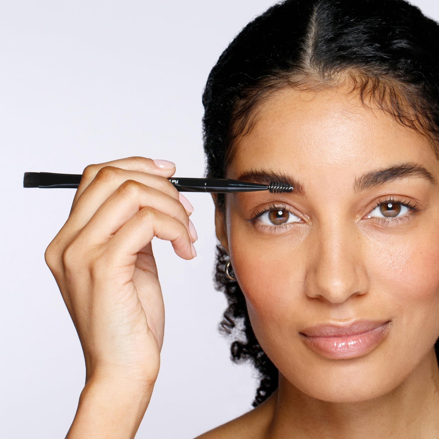 Tweezerman Dual Ended Flat Brow Brush