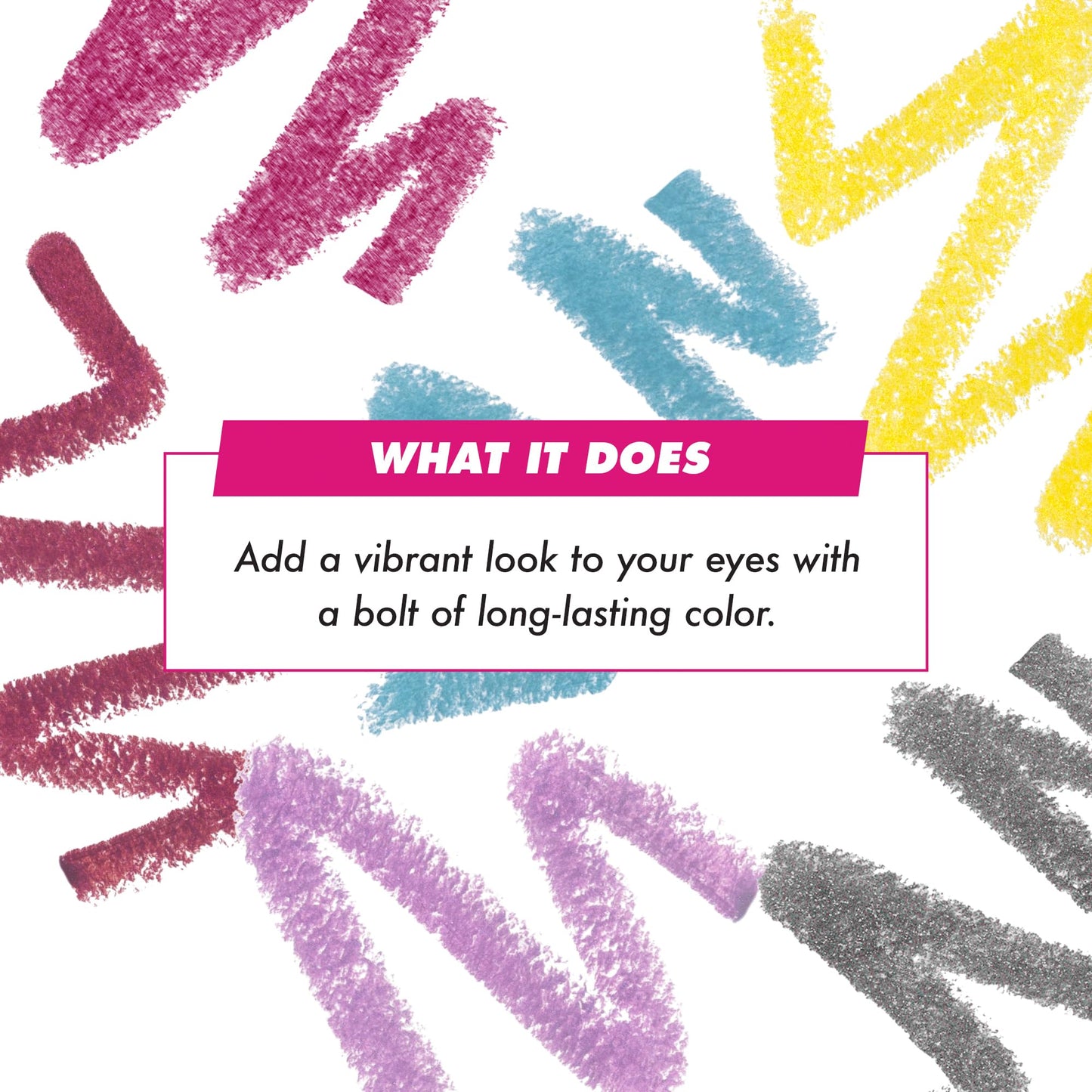 Lime Crime Electric Slide Eyeshadow & Brush Stick, DUH (Metallic Magenta) - Lightweight 2-in-1 Eyeshadow Smudge Stick with Angled Brush for Long