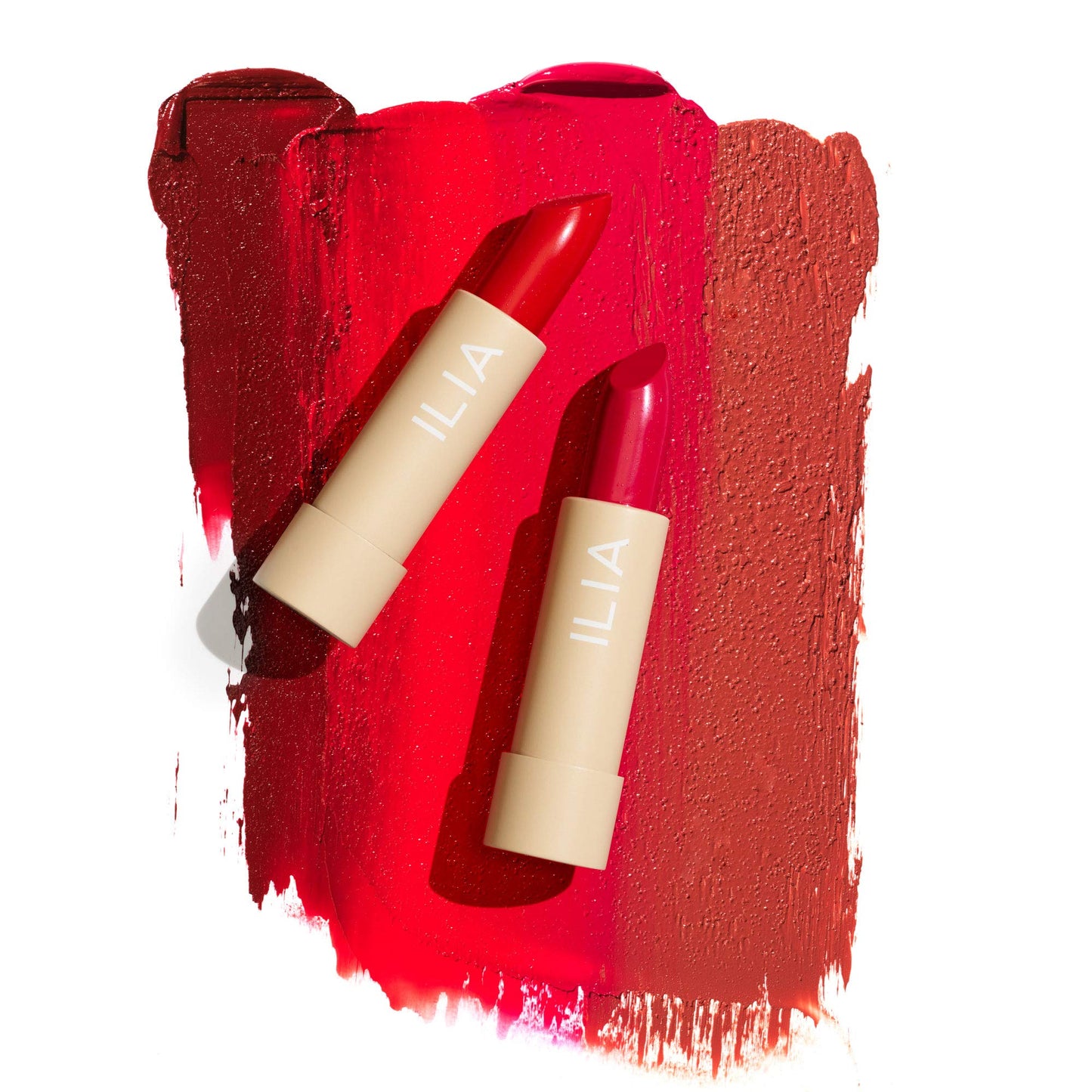 ILIA - Color Block Lipstick | Non-Toxic, Vegan, Cruelty-Free, Hydrating + Long Lasting, No Budge Color with Full Coverage (Wild Aster (Berry Brown