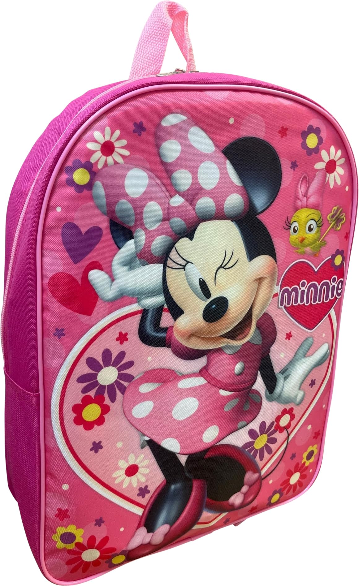 Ruz Minnie Mouse Kid's Licensed 15 Inch School Bag Backpack (Minnie Mouse)