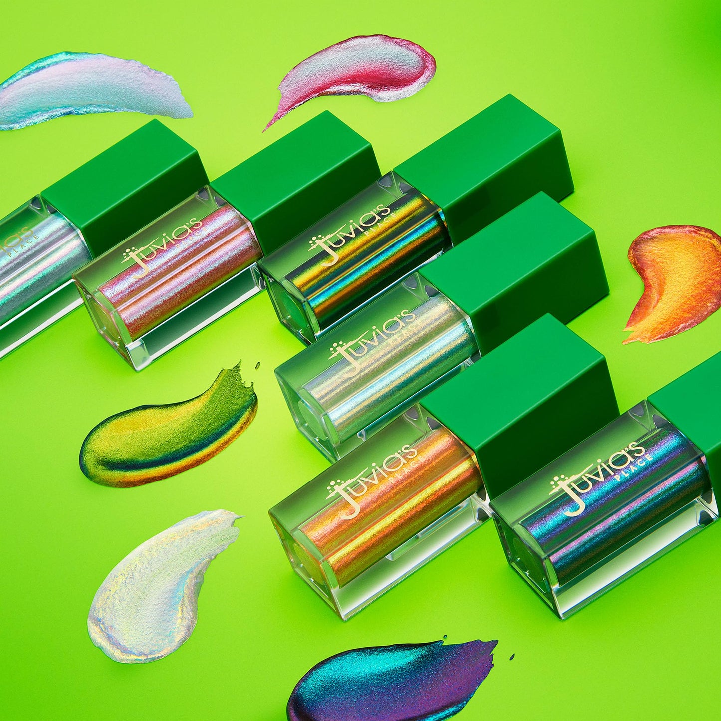 Juvia's Place Liquid Eyeshadow Culture 2 Cheri Coco - Glitter Liquid Eyeshadow, Multichrome, Metallic, Eye Shimmer and Iridescent, Glitter Makeup…