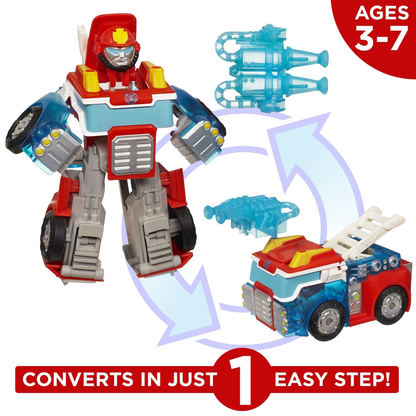 Transformers Playskool Heroes Rescue Bots Energize Heatwave The Fire Bot Converting Toy Robot Action Figure, Toys For Kids Ages 3 And Up (Amazon…