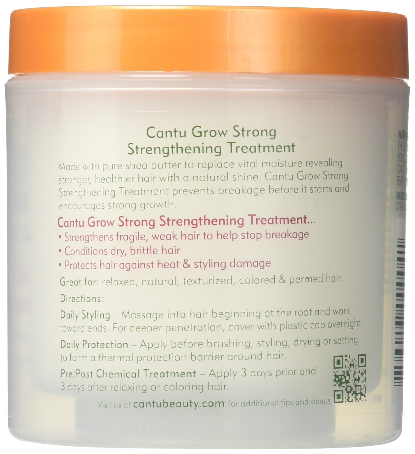 Cantu Shea Butter Grow Strong Strengthening Treatment 6 Ounce (177ml)