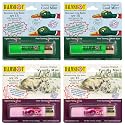 BALMSHOT Lip Balm 4-Pack - Minty Combo Variety Pack - (2) Cool Mint & (2) Vanilla Mint - SPF 15 Beeswax Chapstick Formula, 20-Gauge Brass Shotgun