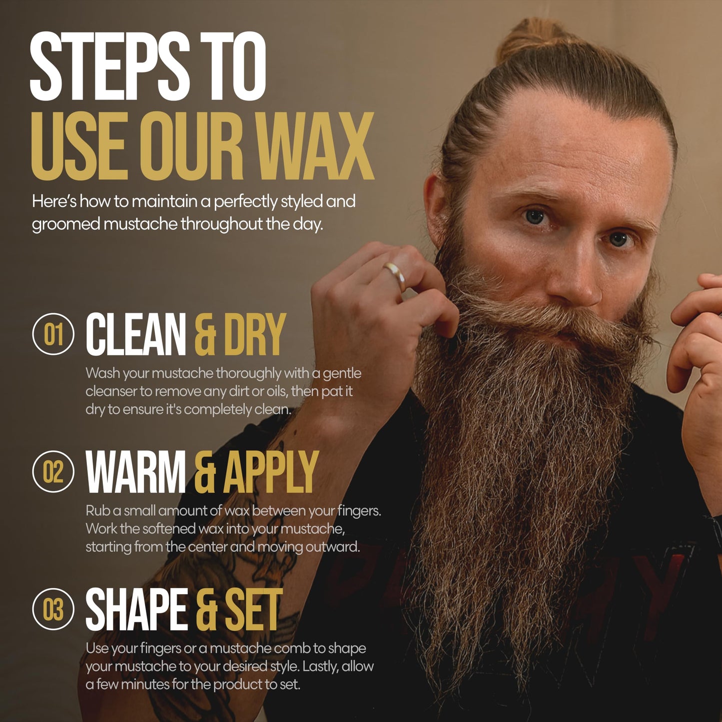 Gentlemen's Beard & Mustache Wax for Men by Beard Struggle - Viking Beard Wax Helps to Tame Style & Groom - Silver Collection - Alfheim's Forests Beauty and Personal Care The Beard Struggle