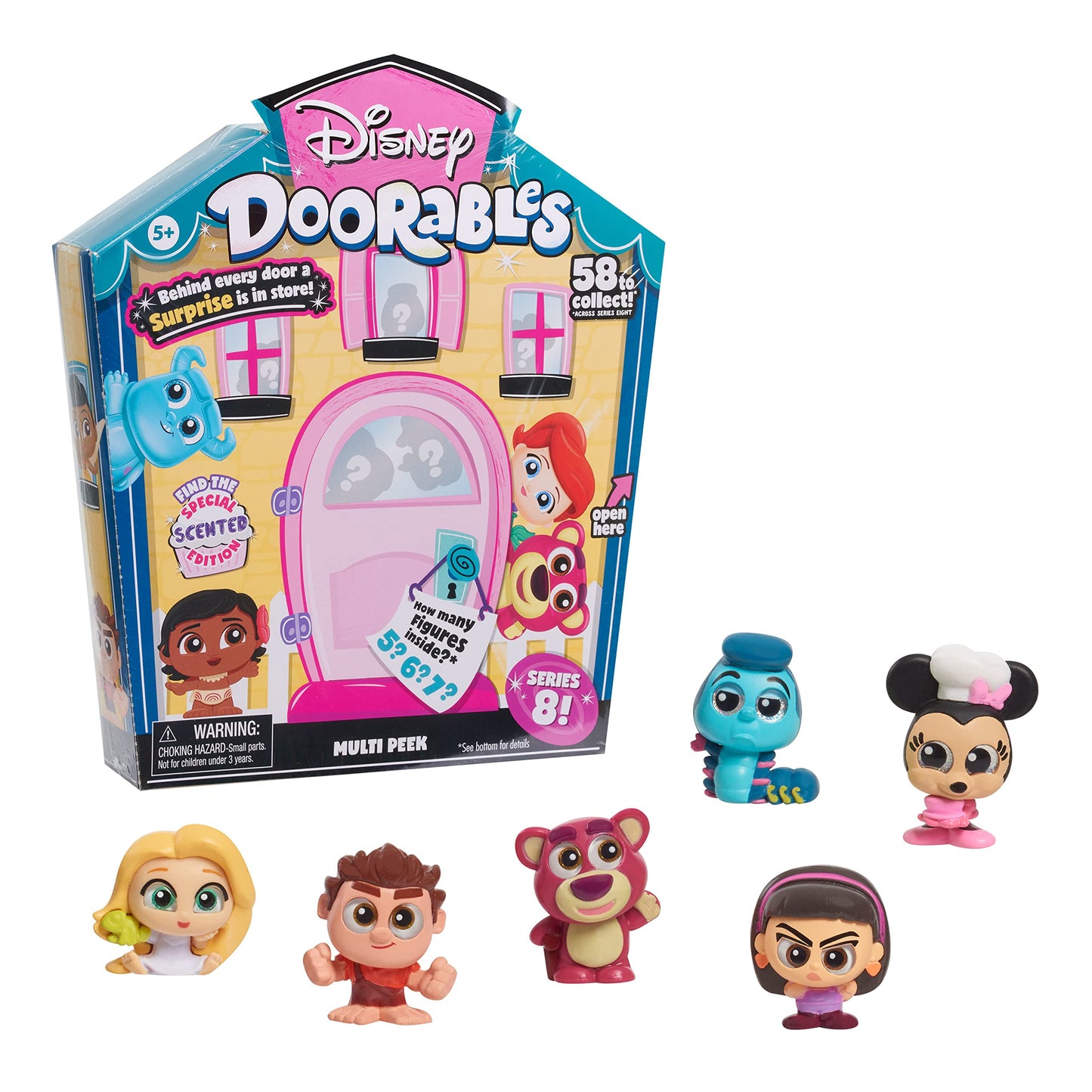 Disney Doorables Multi Peek, Easter Basket Stuffers, Series 8 Featuring Collectible Scented Figures, Styles May Vary, Officially Licensed Kids Toys…