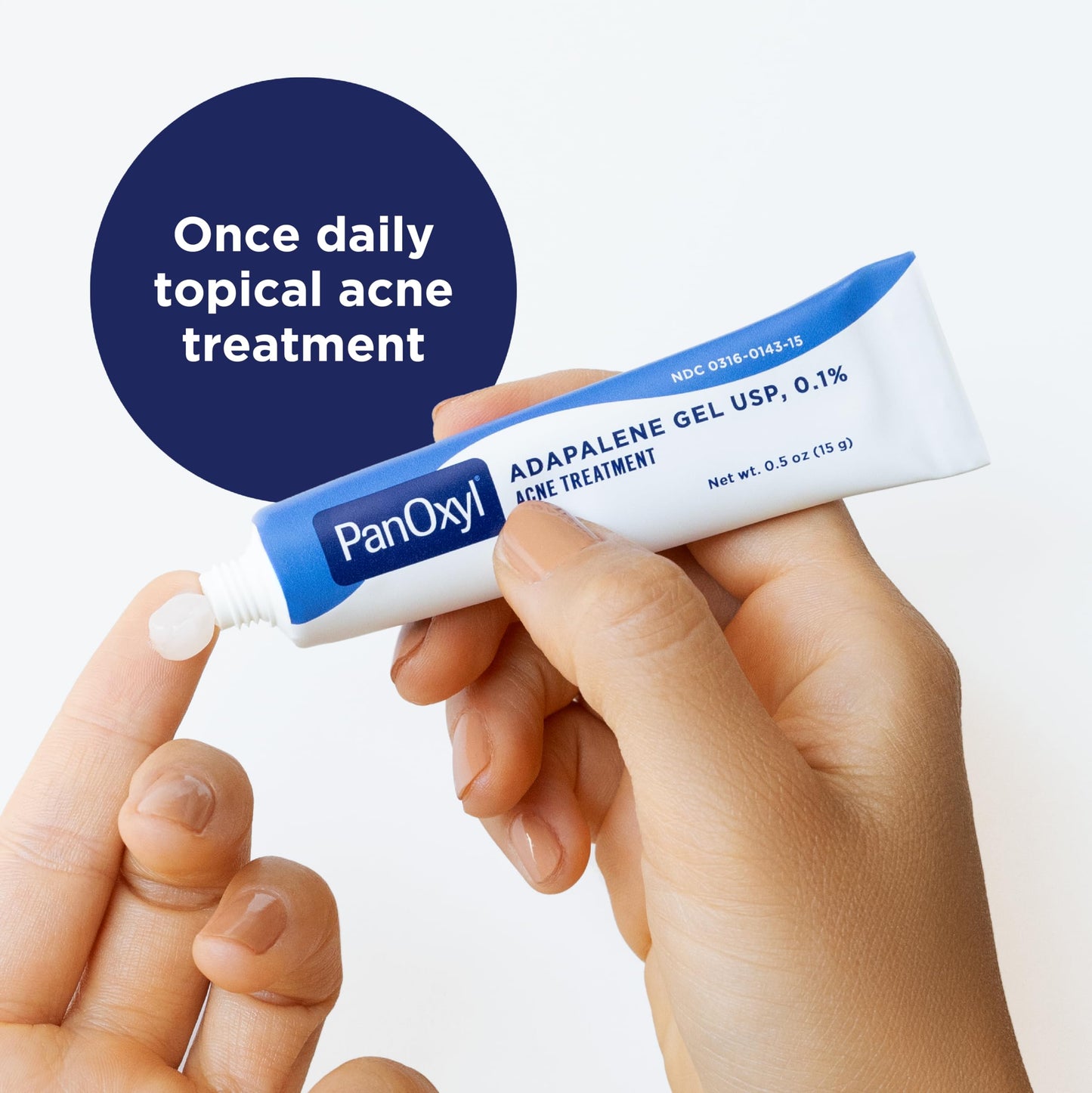 PanOxyl Adapalene 0.1% Leave-On Gel, Retinoid Gel Acne Treatment, 30-Day Supply, Acne Prone Skin, Oil, Fragrance, and Paraben Free, 0.5 oz Beauty and Personal Care PanOxyl