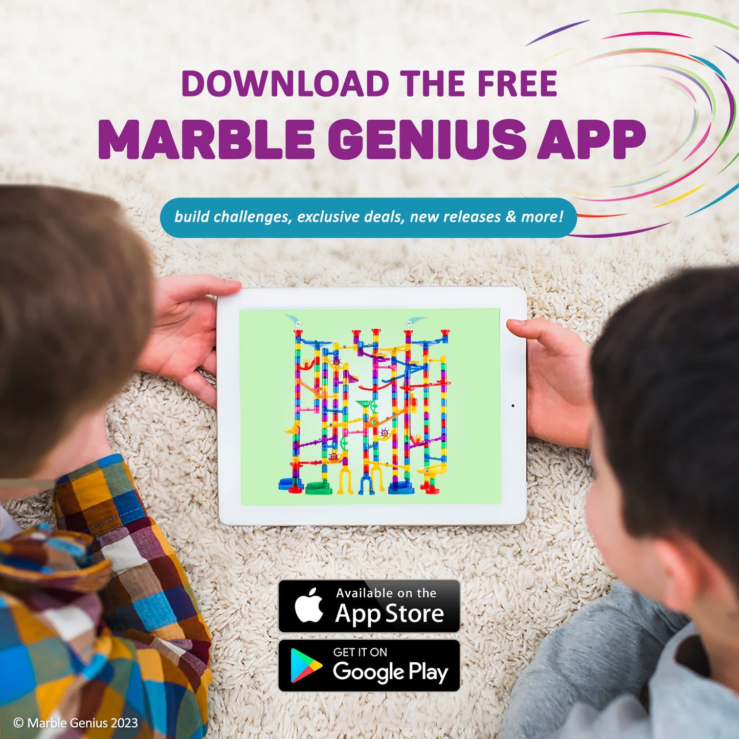 Marble Genius Automatic Chain Lift – Marble Run Accessory Set for Tracks, Mazes & Races, Endless Fun & Creative Marble Racing