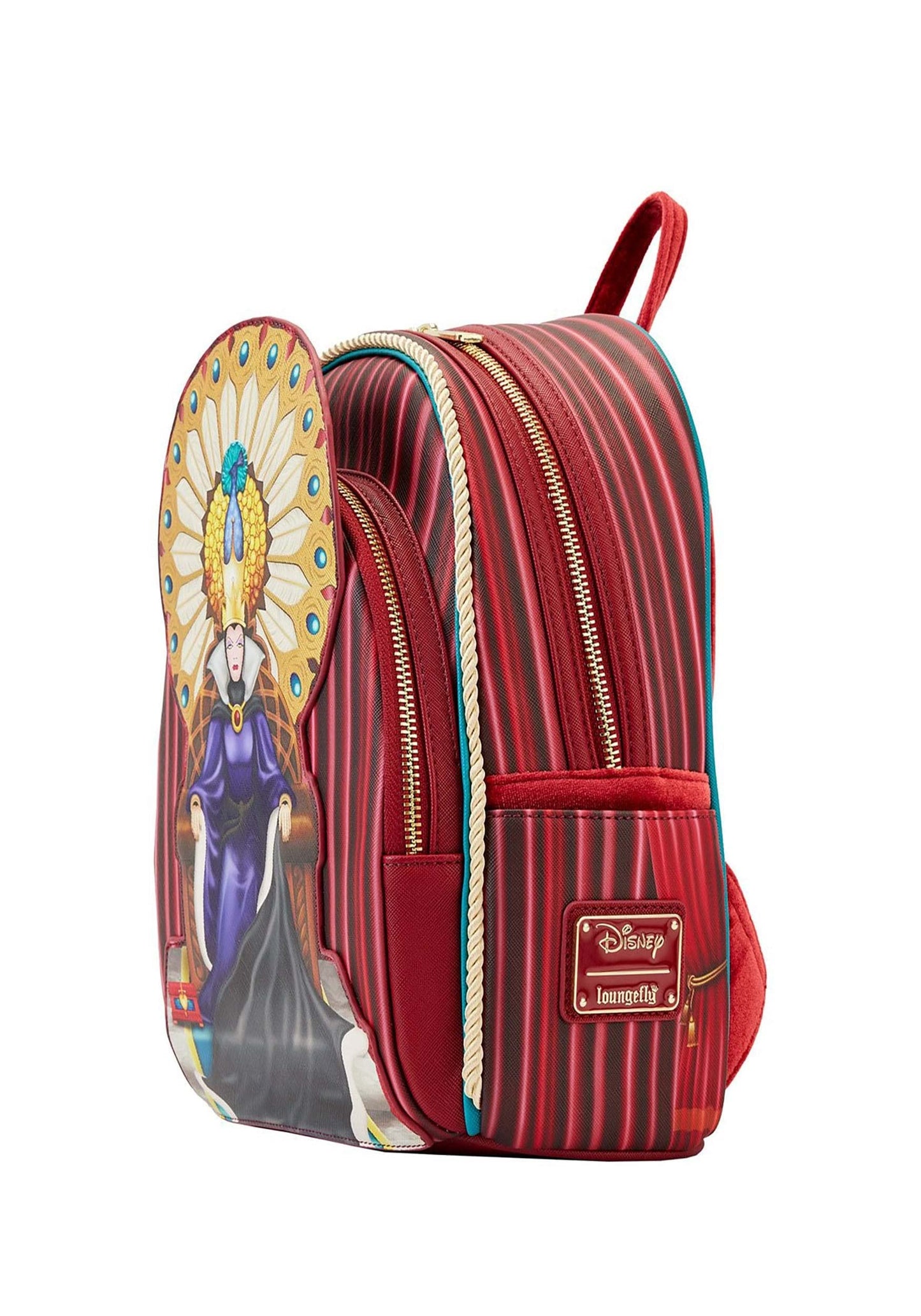 Loungefly Disney Snow White Evil Queen Throne Womens Double Strap Shoulder Bag Purse