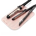 Milaya Beauty Vanity Accessories - Heat Resistant Mat - Silicone Flat Iron & Curling Iron Holder, Non-Slip Vanity Mat & Hot Tool Mat for Home, Salon