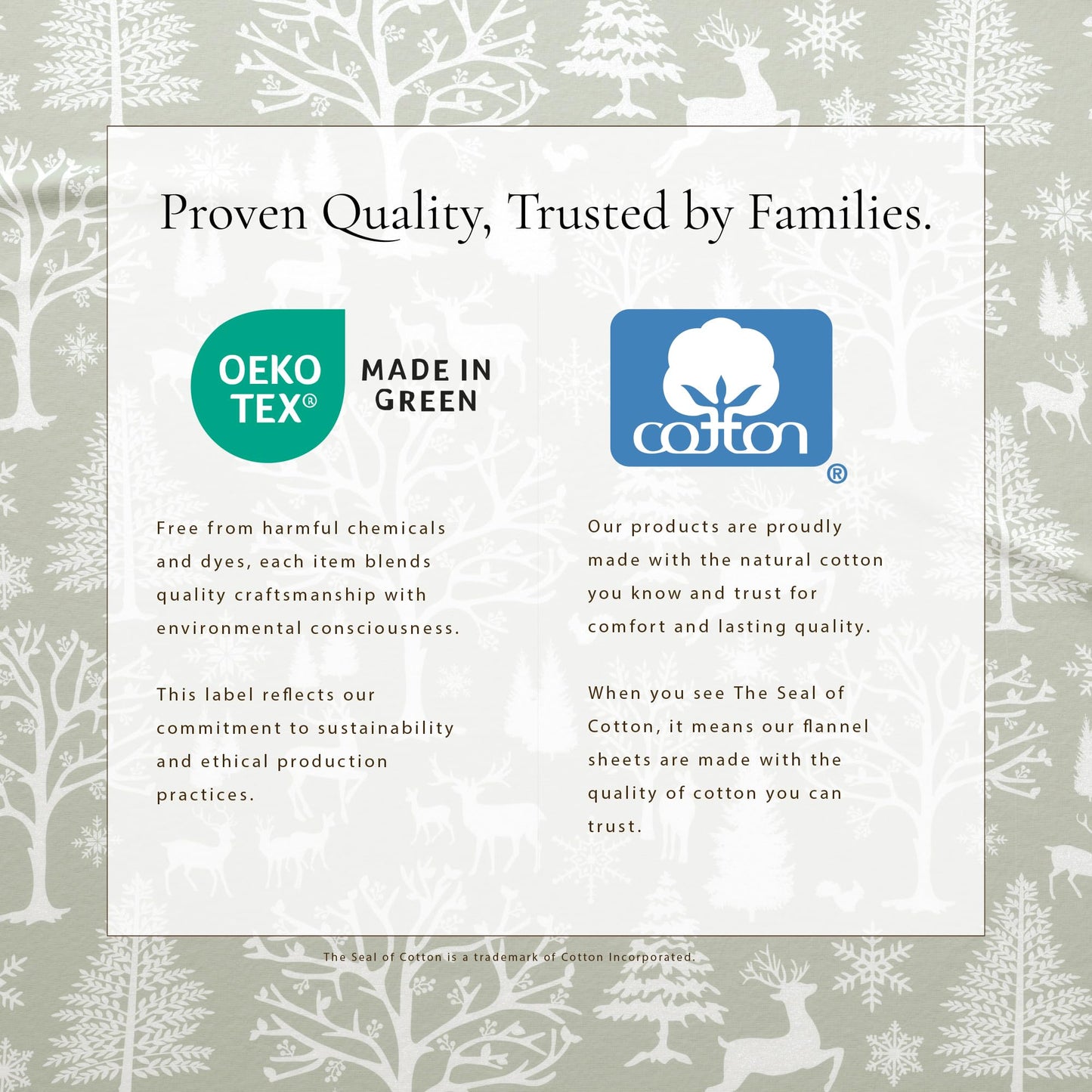 Great Bay Home Flannel Sheet Set Queen Size - 100% Turkish Cotton, Double-Brushed, Lodge-Printed Bed Sheets - Ultra-Soft, Cozy, 4-Piece Bedding Set