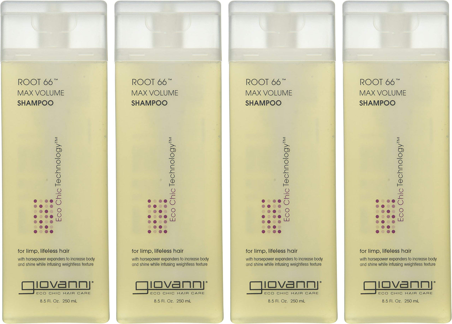 GIOVANNI Root 66 Max Volume Shampoo - For Fine Lifeless Hair, Rich in Nutrients, Volumizing Shampoo, Infused with Natural Botanical Ingredients, Helps