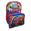 Ruz Blaze the Monster Machine Full Size 16 Inch Backpack with Detachable Lunch Box