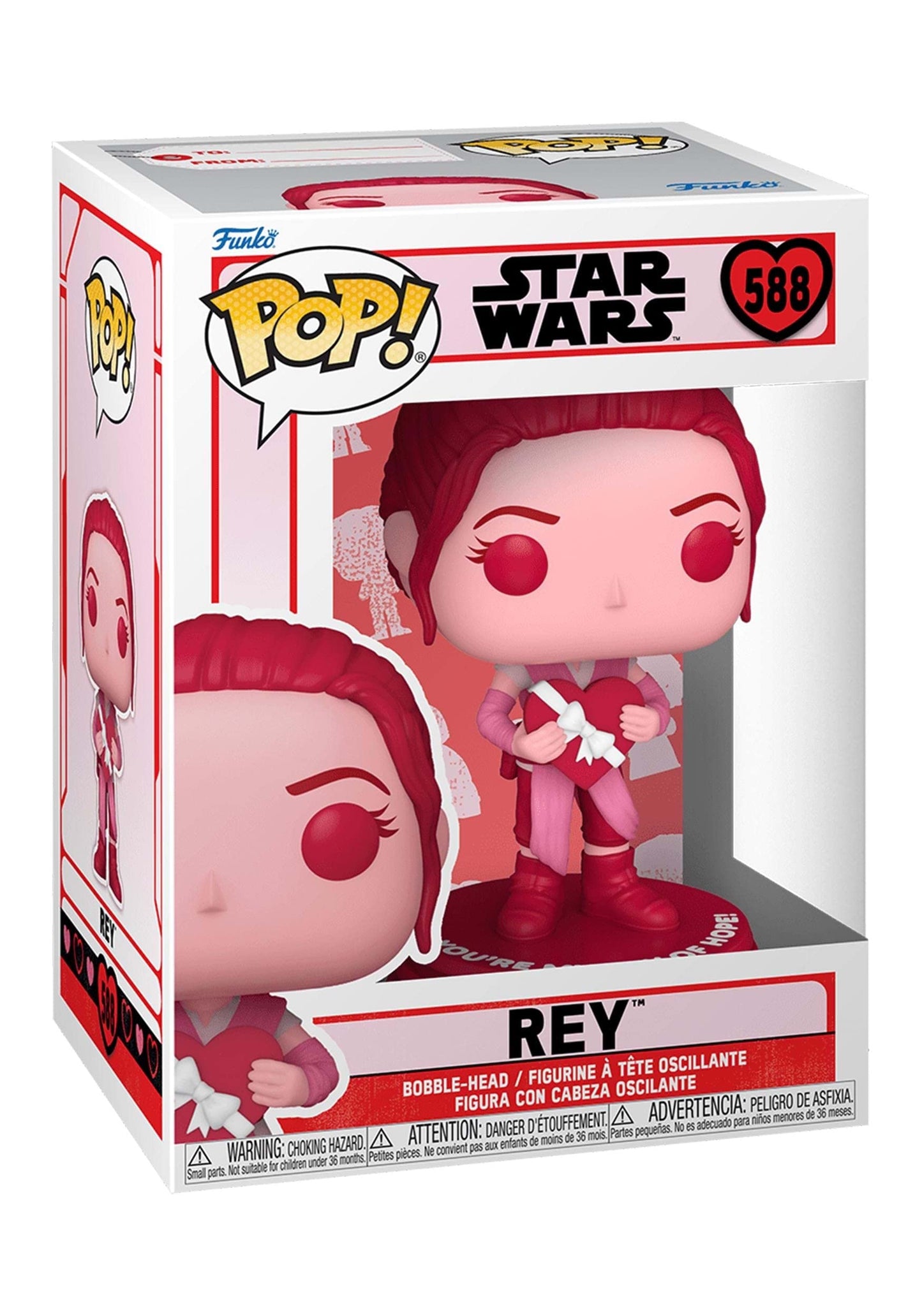 Funko Pop Star Wars: Valentines - Rey - Collectable Vinyl Figure - Gift Idea - Official Merchandise - Toys for Kids & Adults - Sci-Fi Fans - Model…