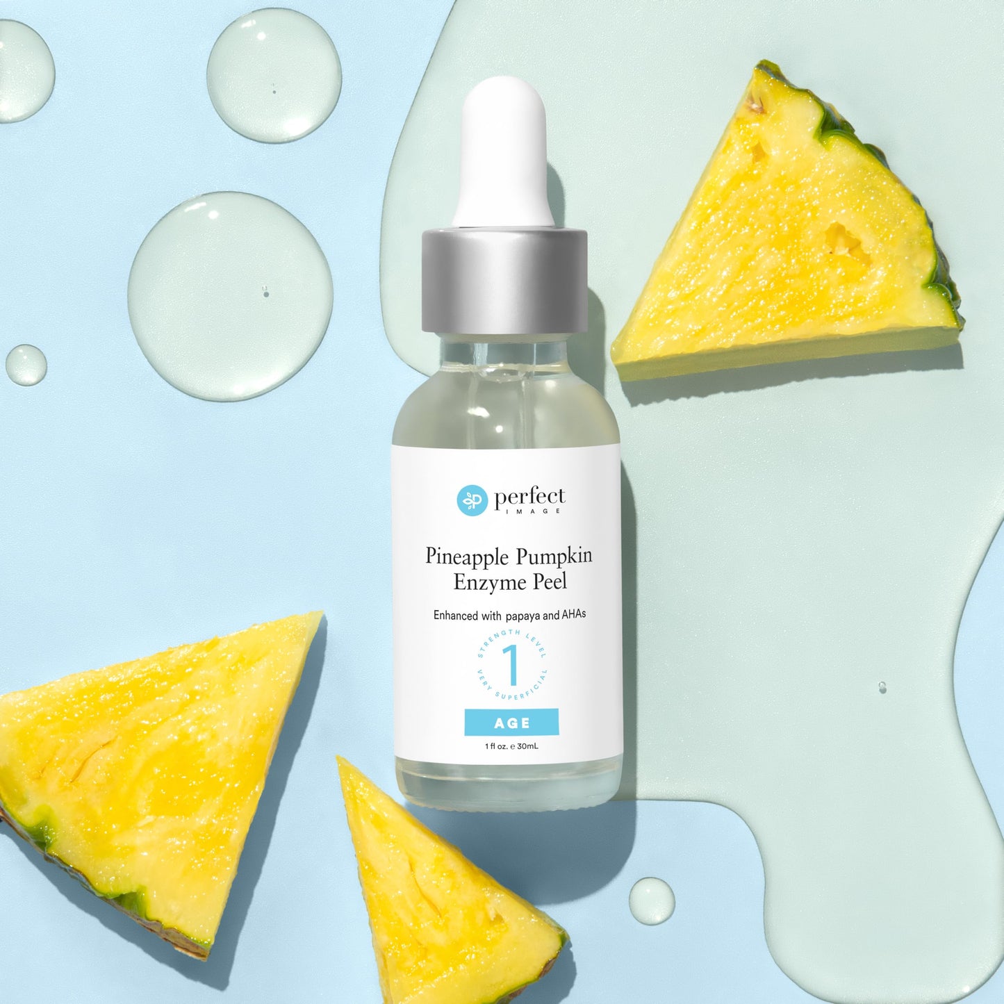 Pineapple Pumpkin Enzyme Skin Peel 1 oz - Enhanced with Papaya Extract & Alpha Hydroxy Acids (Professional Chemical Peel)