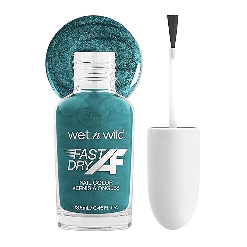 wet n wild Fast Dry AF Nail Polish, Quick 40 Second Dry Time, Long Lasting High-Shine - Mermaids Do Exist