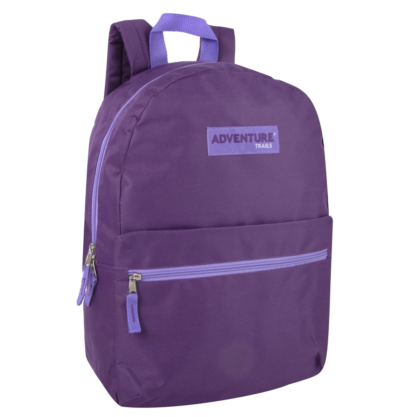 Adventure Trails Bulk Backpacks Classic 17 Inch Backpacks for Boys and Girls - Case Pack of 24 Wholesale Backpacks in Bulk for Kids, School, Adults