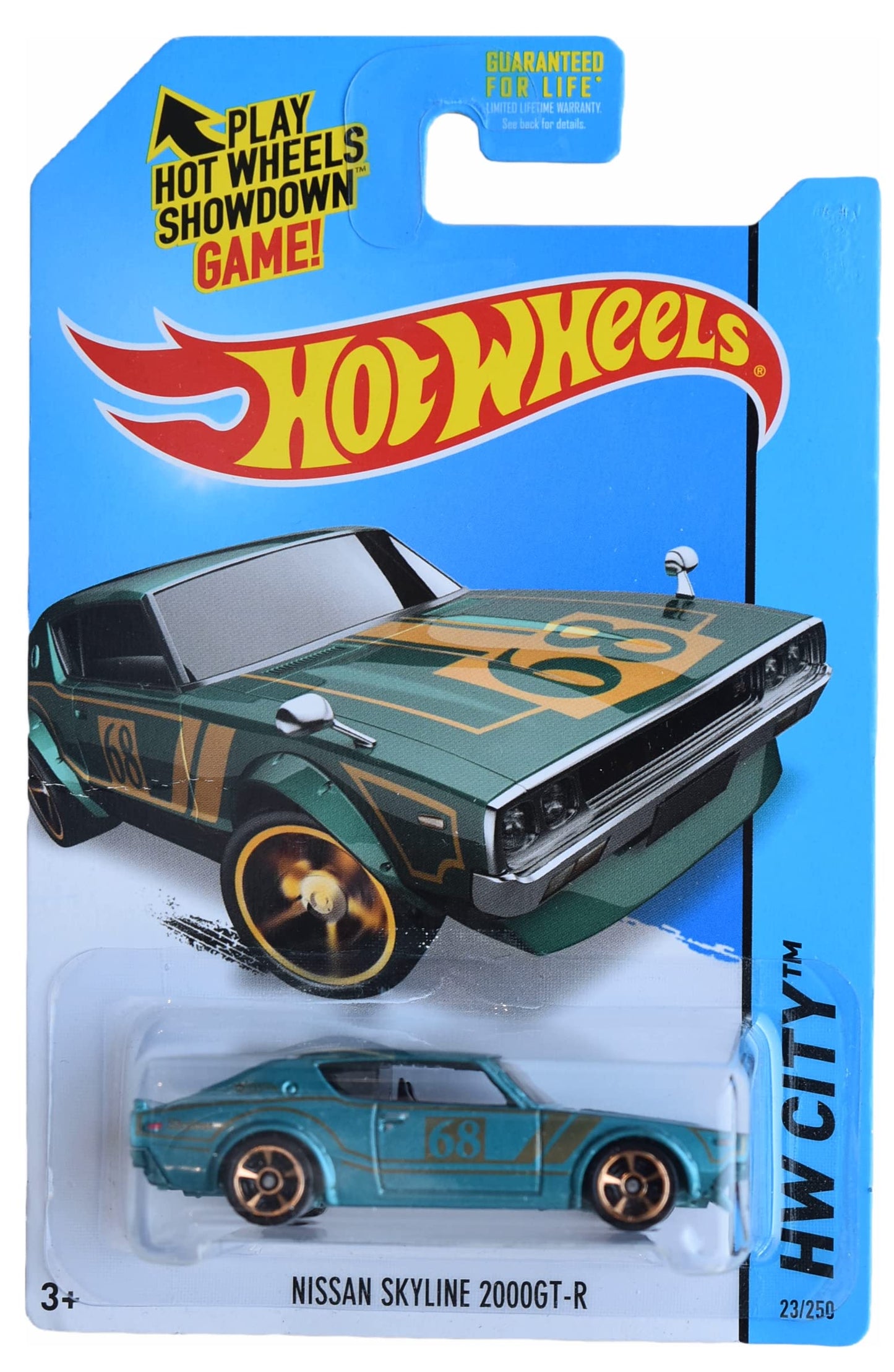 Hot Wheels Nissan Skyline 2000GT-R - Nissan Skyline - City 23/250