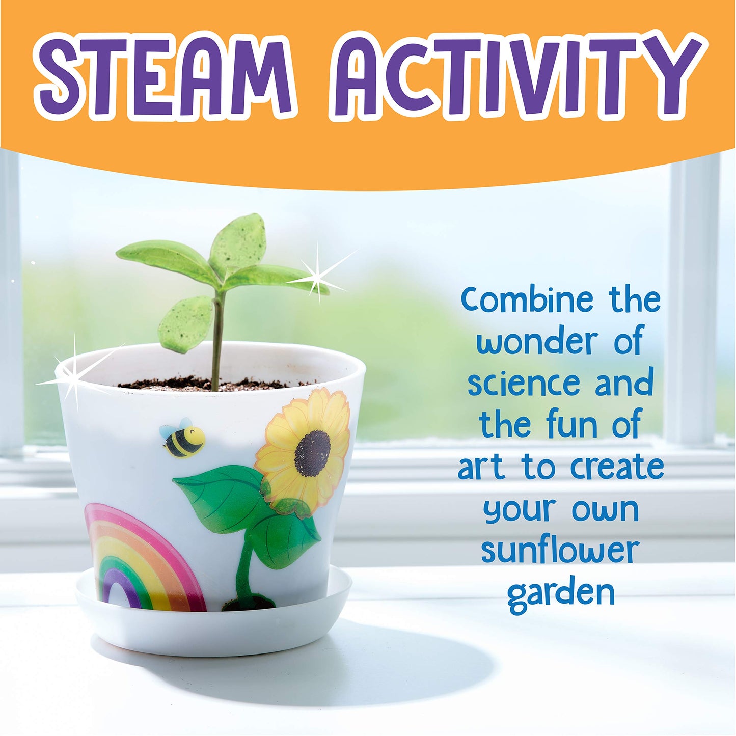 Creativity for Kids Sunflower Garden - Sunflower Kit for Girls and Boys (Ages 6+)