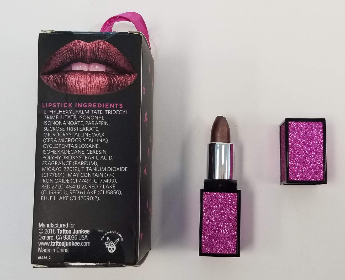 Tattoo Junkee 1 Naughty Holiday Pout Kit & 1 Party Time Metallic Lipstick