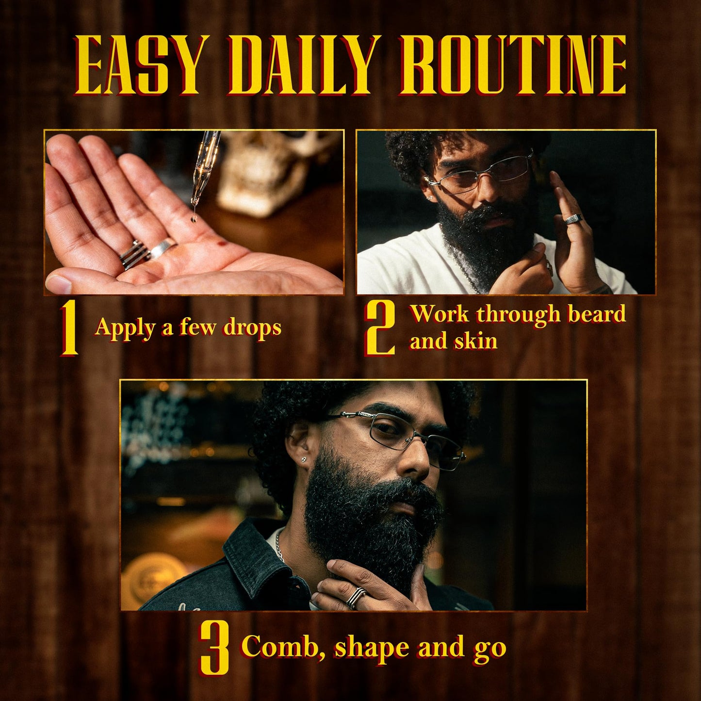 EL TURCO Moonshine Beard Oil for Men, Organic Cedarwood & Vanilla, Softens & Hydrates Dry Facial Hair, Barbershop-Inspired Daily Grooming for Short Beauty and Personal Care EL TURCO