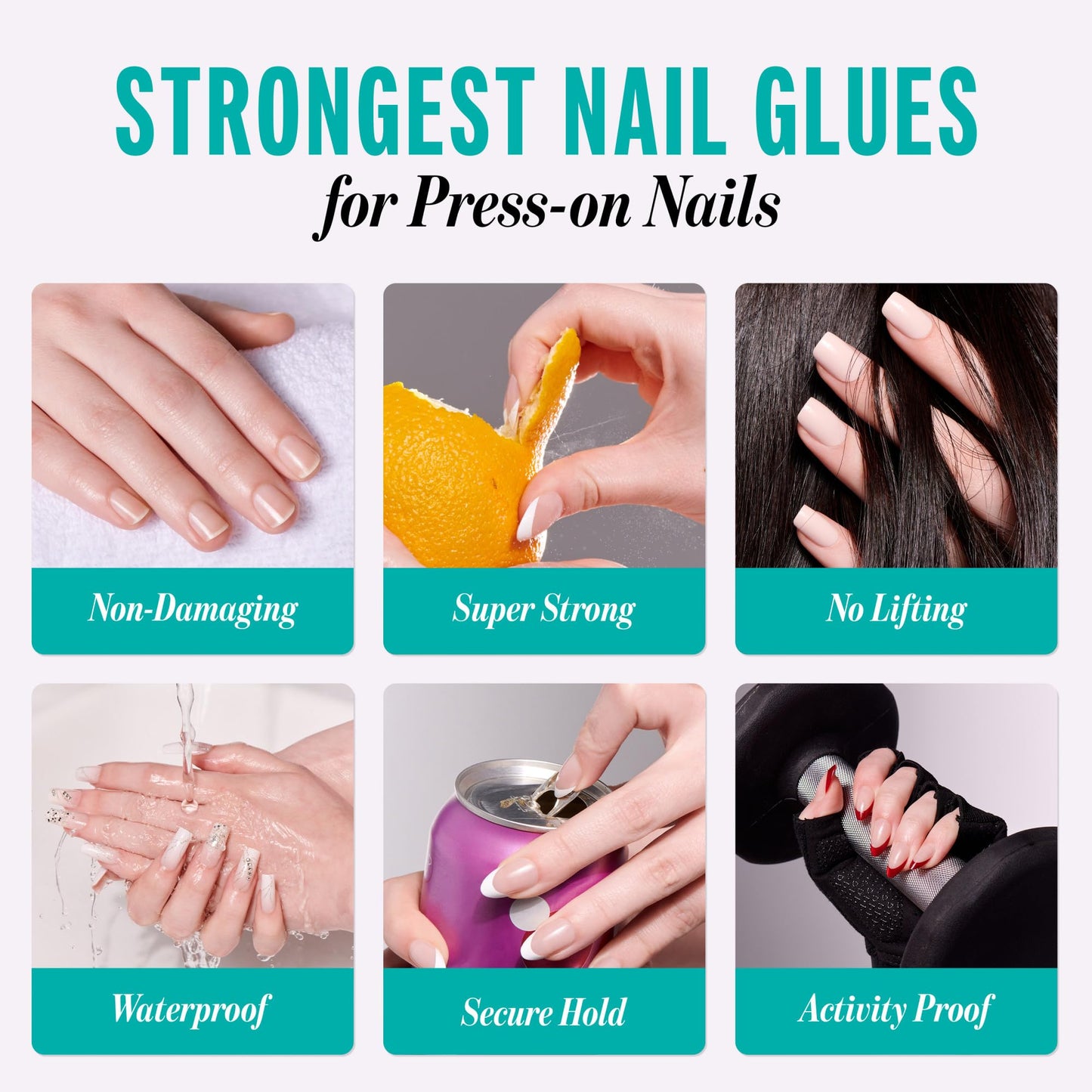 Kiss PowerFlex Maximum Speed Nail Glue - Fast Drying Adhesive for Glue-On Nails & Repairs with Nozzle Tip Applicator, Ideal for Tips & Wraps, Net Wt Beauty & Personal Care KISS