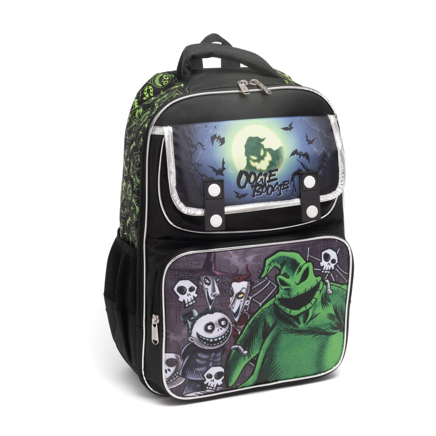 Ruz - Nightmare Before Christmas Oogie Boogie Large School backpack with Padded Back and Adjustable Straps, A28254