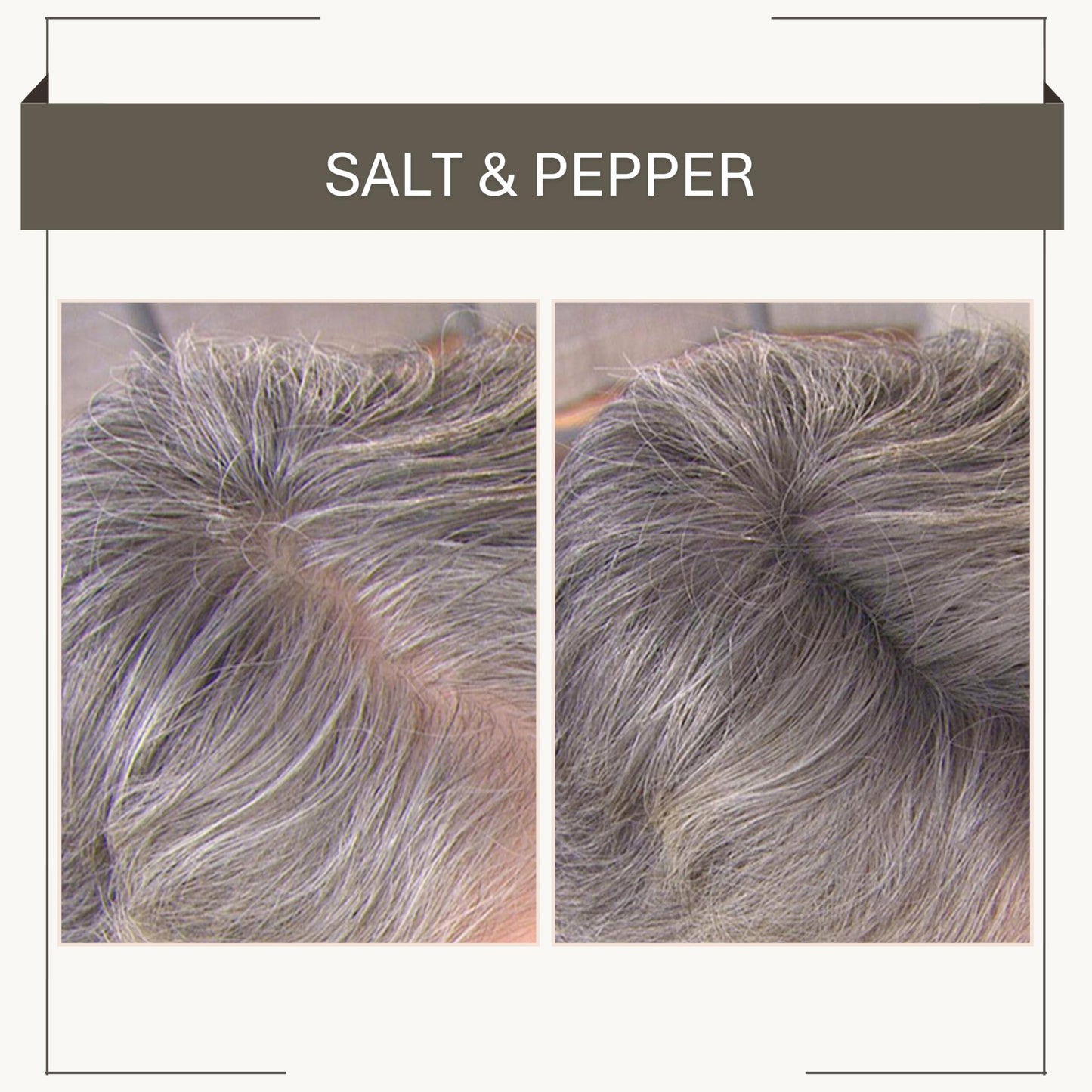 Joan Rivers Great Hair Day Root Touch Up Powder - Fill-in Powder for Thicker, Fuller Looking Hair (Salt Pepper)