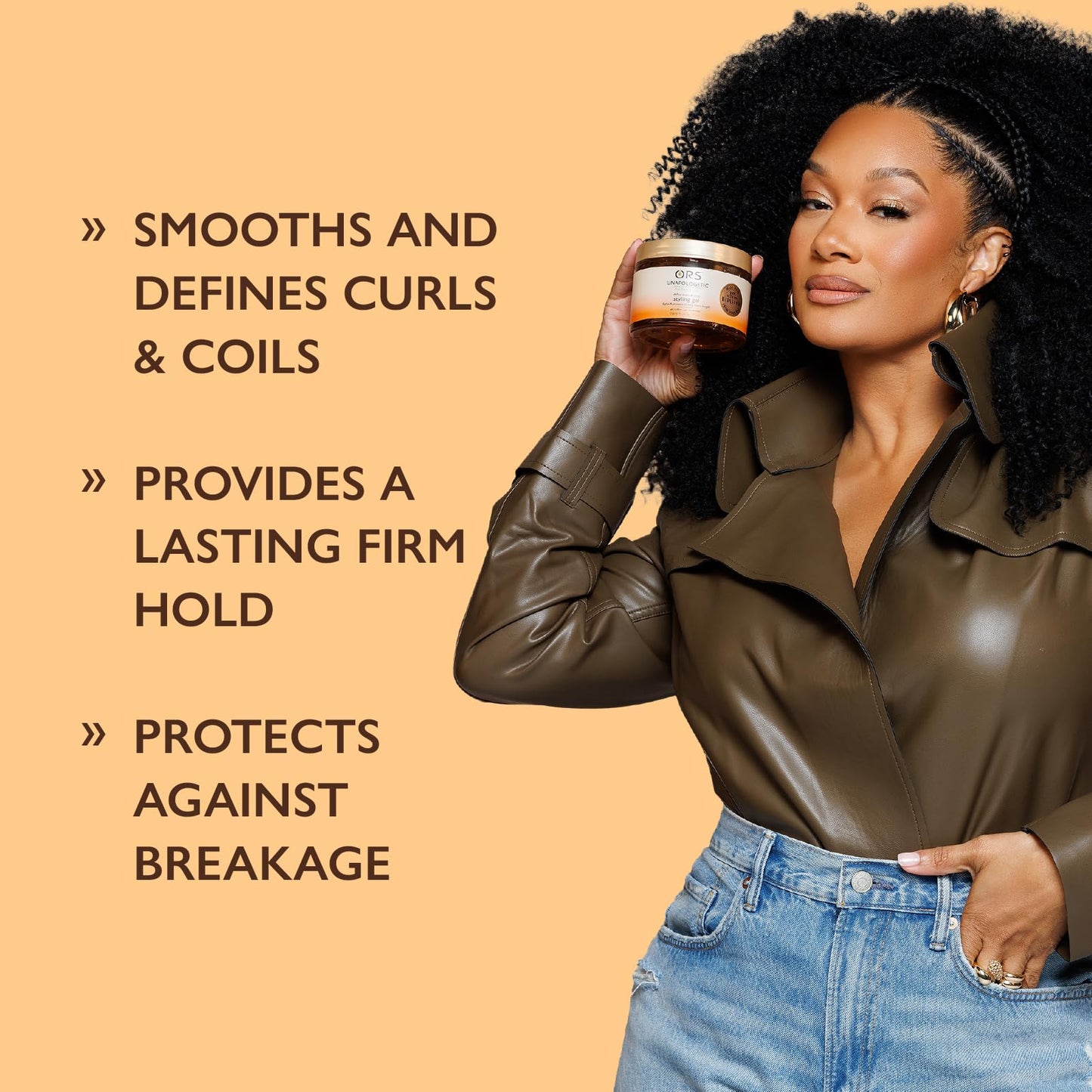 ORS Unapologetic Define, Shape & Shine Styling Gel 12 Ounces