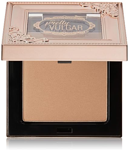 Pretty Vulgar Bronzed B Powder Bronzer, Highly-Pigmented, Smooth, Matte Bronzing Face Powder, Vegan, Gluten-Free & Cruelty-Free, Bronze Mannikin, 5.7g