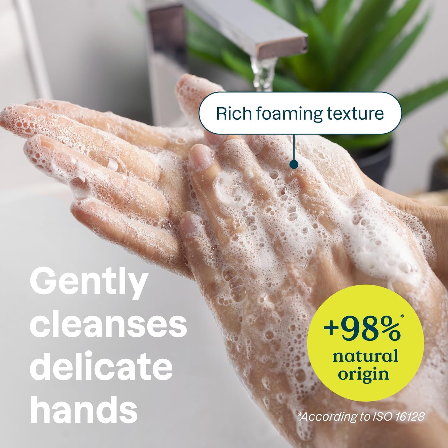 ATTITUDE Moisturizing Hand Soap for Sensitive Skin Enriched with Oat and Argan Oil, EWG Verified, Plant and Mineral-Based Ingredients, Vegan Beauty & Personal Care ATTITUDE