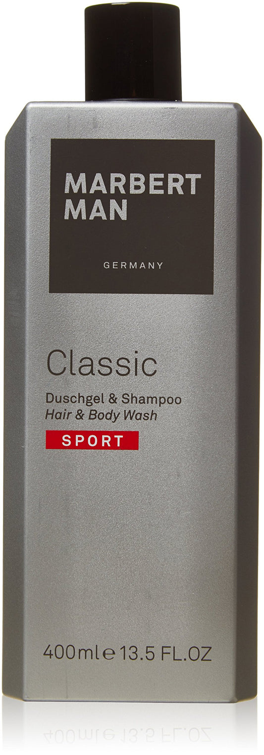 Marbert Classic Sport Hair and Body Wash for Men 400 ml by Marbert