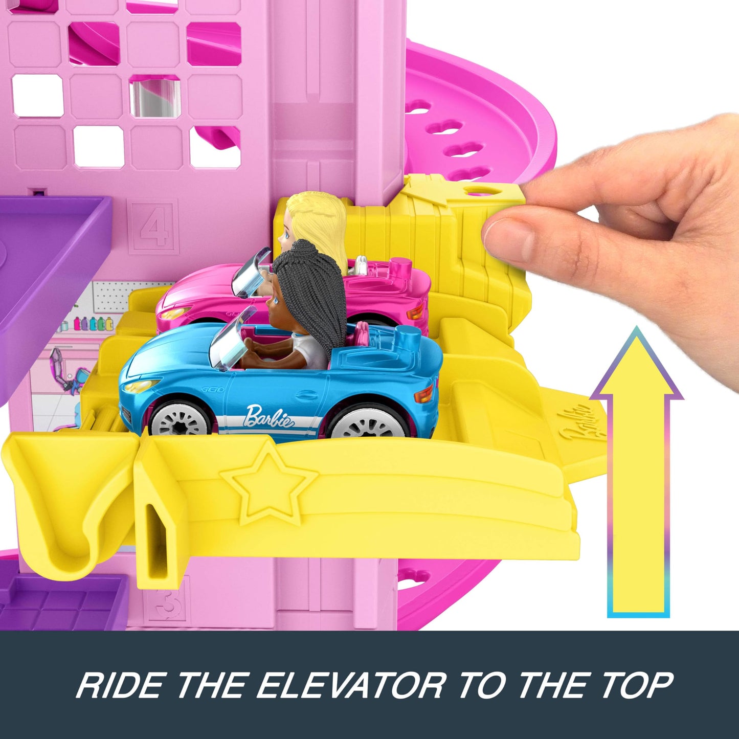 Hot Wheels® Racerverse Barbie Playset, 4Y+, JDD65
