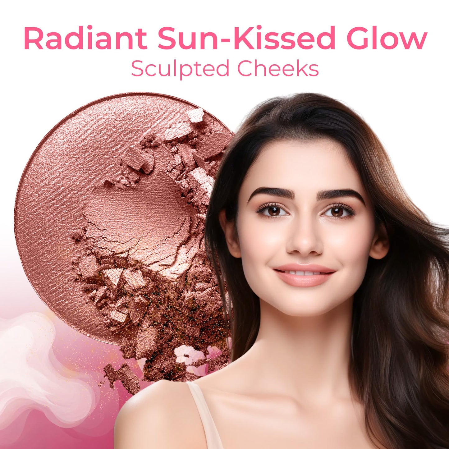 BRONZER POWDER (5g Sample Size Jar) Mineral Makeup Bronzing Loose Baked Highlighting Contour Tanning Shimmering Warmth Bare Sun Kissed Face
