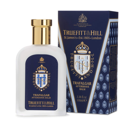 Truefitt & Hill Luxury Aftershave Balm - Trafalgar - Premium Soothing Moisturizer with Aloe Vera Extract - Ideal for Sensitive Skin, Razor Burn…