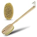 Bernard Jensen Natural Bristle Body Brush - 1 Brush for Dry Brushing, Exfoliation & Skin Care