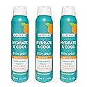 Village Naturals Therapy Wellness Hydrate & Cool Body Spray - Protect and Moisturize Skin with Vitamin C, Menthol and Hyaluronic Acid - Full Body