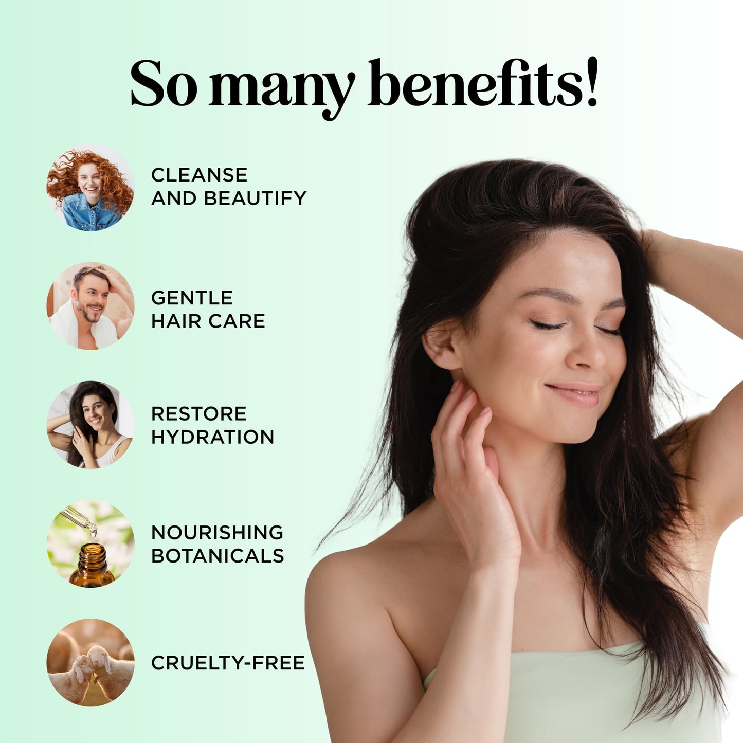 Shampoo and Conditioner for Oily Hair and Scalp - Sulfate and Paraben Free Shampoo and Conditioner Set for Oily Hair Care with Deep Cleansing Tea Tree