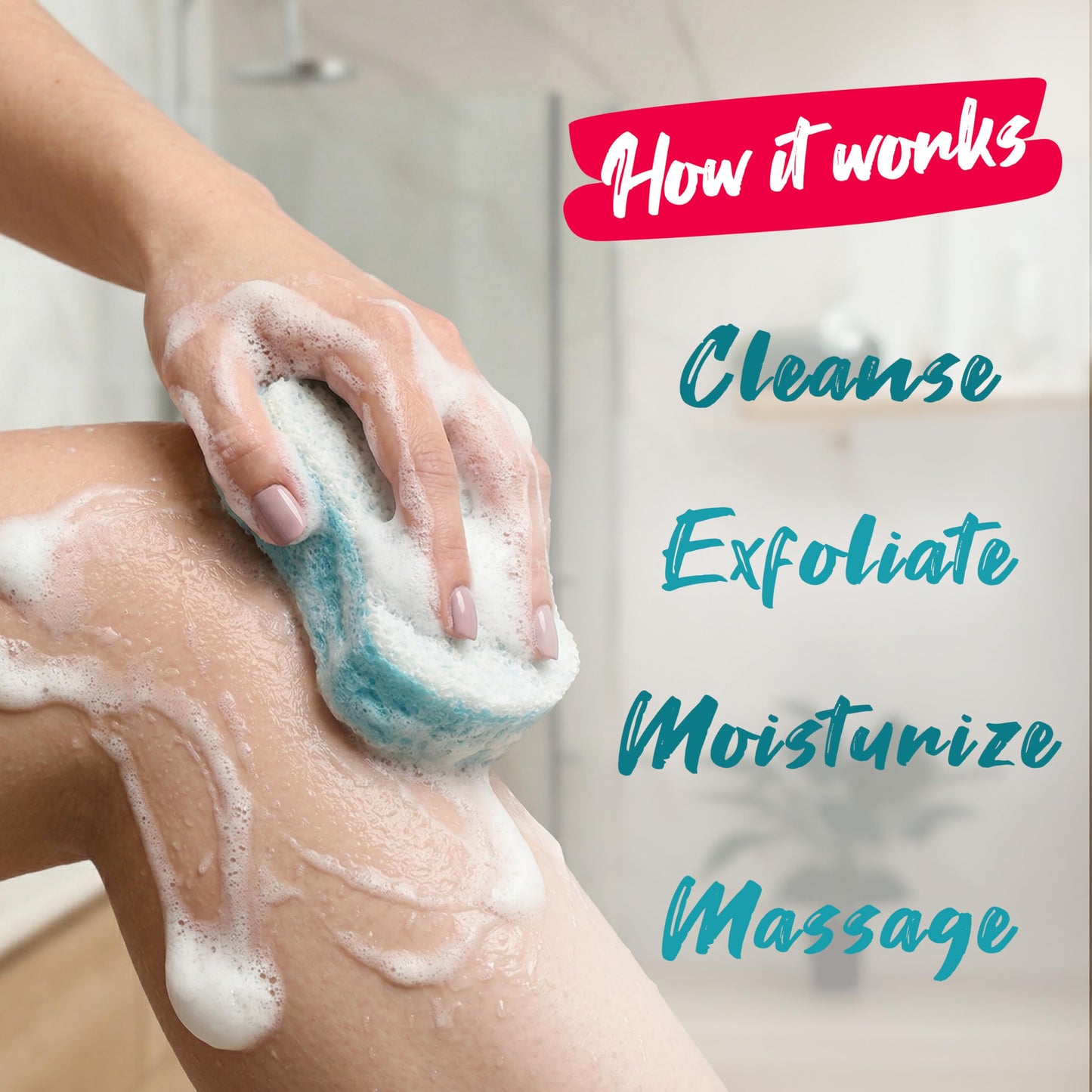 Spongeables Body Wash in a 20+ Wash Sponge, Sea Salt, 1 Count Beauty & Personal Care Spongeables
