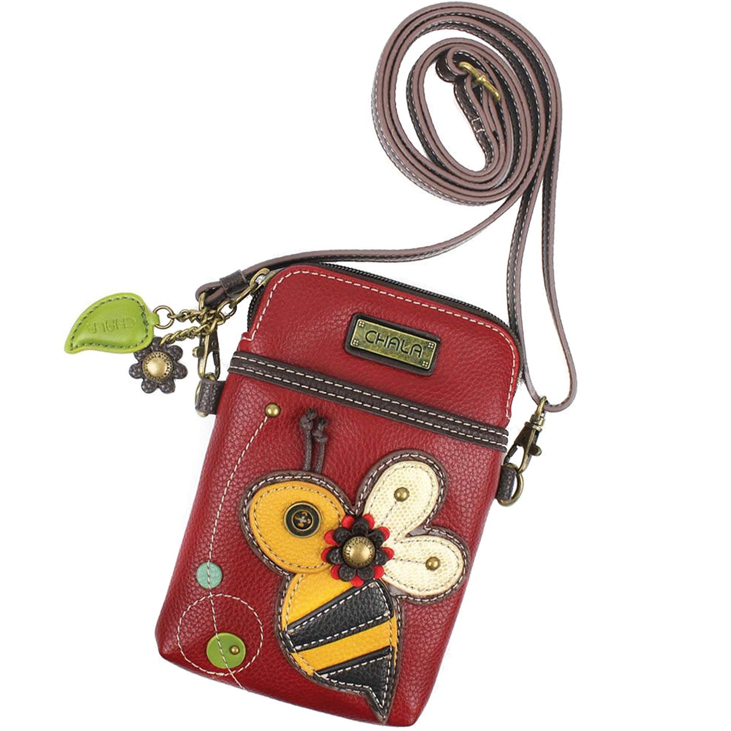 Chala Honey Bee Cellphone Crossbody Handbag - Convertable Strap Bee Accessories
