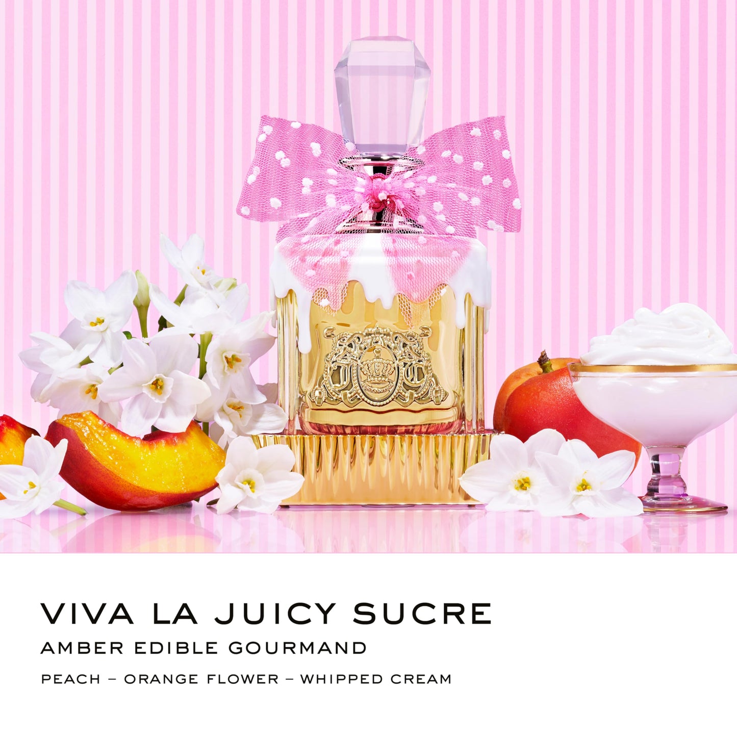 Juicy Couture Viva La Juicy Sucre? Eau De Parfum, Women's Mini Perfume with Notes of Peach, Orange Flower & Whipped Cream - Fruity & Sweet Perfume for Women, EDP Spray Travel Perfume, 0.33 fl. oz